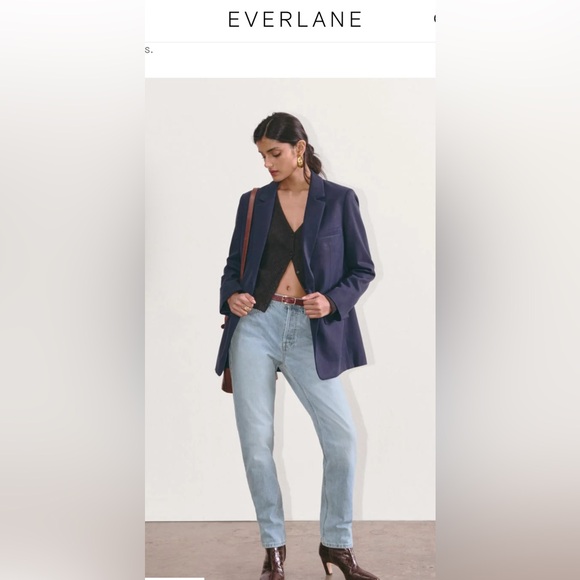 Everlane Denim - Everlane The 90’s Cheeky Jean Vintage Sun Bleached Blue Jeans, Size 25R